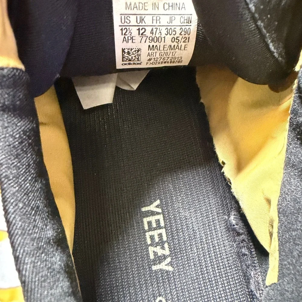 Adidas Yeezy Boost 700 MNVN Mens 12.5 Honey Flux Yellow Reflective  Sneaker